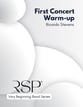 First Concert Warm-Up Concert Band sheet music cover